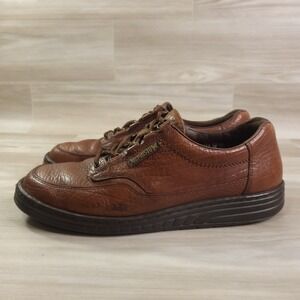 Mephisto Match Mens 9 Shoes Oxford Walking Leather Brown Comfort Casual Euro 8.5